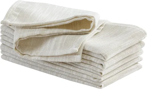 Vista 8 de Laura Ashley Arabesque - Juego de 6 servilletas de tela brillante para cenas formales, vacaciones, bodas o fiestas, juego de 6 servilletas