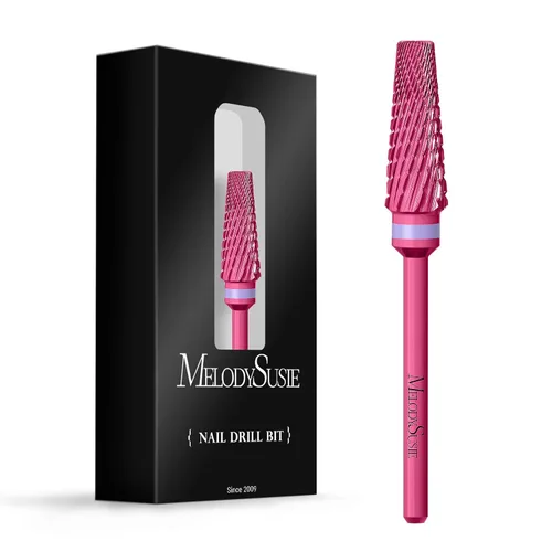 Vista 9 de MelodySusie Super Cut Edition Brocas para Uñas 5 en 1, Brocas Multifunción de Carburo de Tungsteno de 3/32'', Adecuadas para Manicura Pedicura