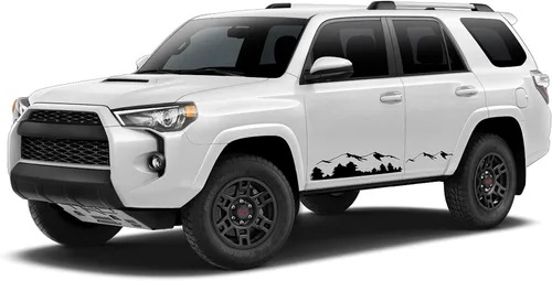 Vista 2 de Adhesivo adhesivo de vinilo para puerta compatible con Toyota 4runner n180 1995 – 2002 negro