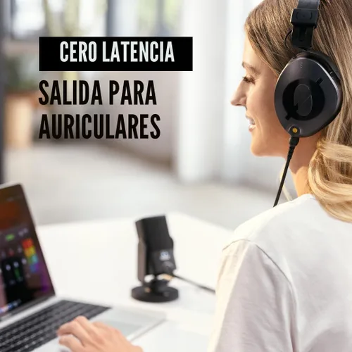 Vista 7 de RØDE NT-USB Mini Micrófono USB de condensador versátil de calidad de estudio con software gratuito para podcasting, streaming, juegos, producción