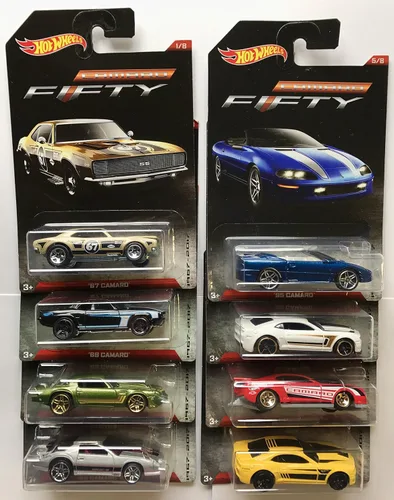 Vista 2 de Hot Wheels Camaro Fifty 1967 – Juego de 8 automóviles exclusivo de 2017