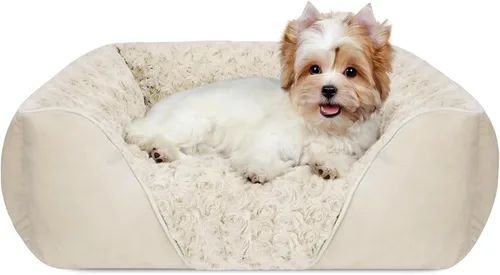 Vista 31 de INVENHO Cama para perros pequeños para perros medianos a grandes, rectangular, ortopédica, suave, relajante, duradera, con parte inferior