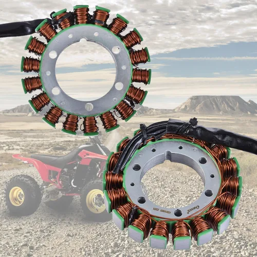 Vista 5 de KARSEE Magneto estator compatible con Yamaha RHINO 660, Yamaha Grizzly 660 Yfm660 Yfm 660 2004-2007 Grizzly 400 450 5GH-81410-00-00