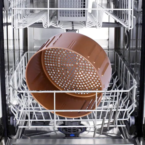 Vista 4 de Cesta de repuesto para freidora de aire de 3.7 cuartos de galón para energía, accesorios para freidora de aire para Gowise USA, cesta antiadherente