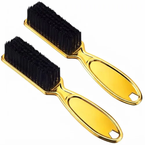 Vista 13 de Patelai 2 piezas Cepillo de limpieza de cuchilla de barbero para limpieza de cortapelos, limpiador de uñas, cepillo de peinado para Negro