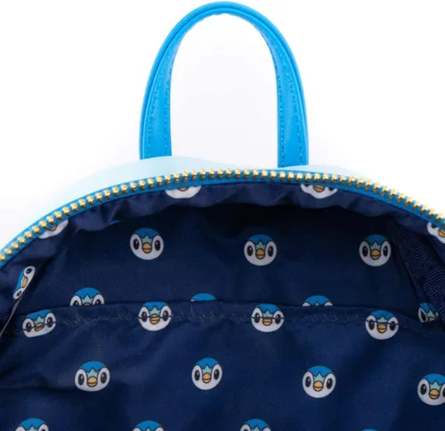 Vista 6 de Loungefly Pokemon Piplup Cosplay - Bolso de hombro con doble correa para mujer, Multi, Cosplay
