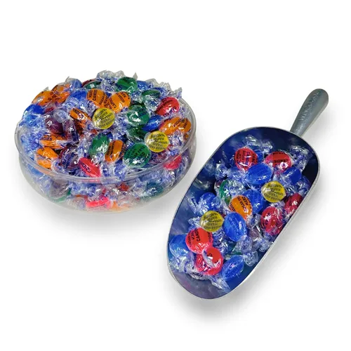 Vista 5 de Surtido de dulces duros sin azúcar, 1 libra, envueltos individualmente