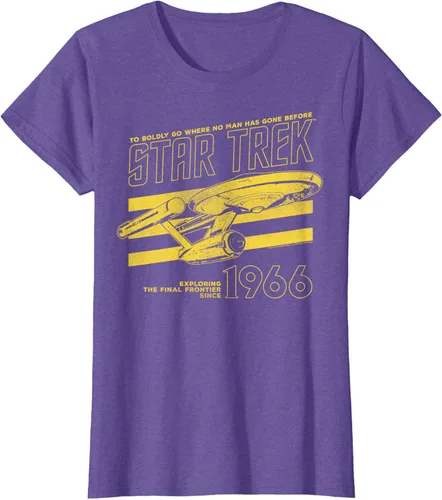 Vista 17 de Star Trek: The Original Series Enterprise '66 Collegiate Camiseta Negro