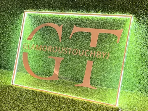 Vista 9 de Letrero LED con logotipo personalizado, letrero acrílico personalizado, letreros de negocios personalizados Logotipo de negocio personalizado