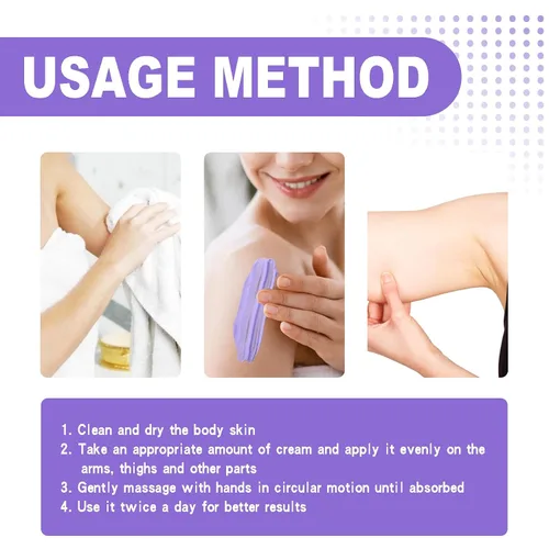 Vista 7 de Crema reafirmante para el vientre, Flex Lift y crema firme para brazos, crema corporal de colágeno para celulitis apretada para más tensa y firme