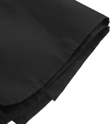 Vista 3 de SHOWERORO 2pcs Waterproof Half Aprons with 3 Pockets Black Server Aprons for Men and Women Kitchen Cooking and Dishwashing Work Utility for