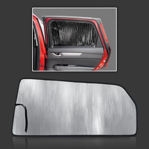 Vista 13 de GalaxyAutoShield - Parasol para parabrisas de ajuste personalizado para Mazda CX-5 CX5 SUV 2017, 2018, 2019, 2020, 2021, 2022, 2023, 2024, 2025