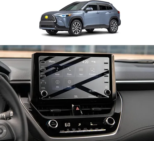 Vista 15 de SKTU Protector de pantalla para Toyota Sienna 2025 2026 de 12.3 pulgadas para Toyota Sienna 2025+ (XLE/XSE/Woodland Edition/Limited/Platinum) 12.3