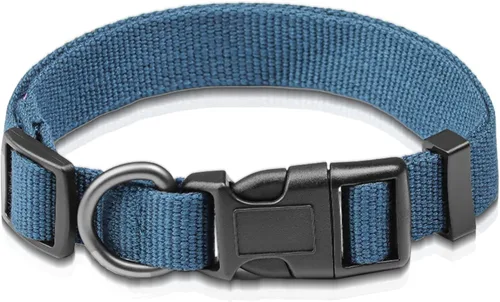 Vista 12 de Collar de perro beige para perros pequeños, transpirable, antiolor y suave, cómodo para cachorros de piel sensible, 90% rayón de bambú, collar