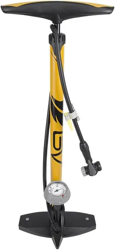 Vista 8 de BV Bomba de bicicleta duradera para bicicleta de 17/24 pulgadas, cabezal de válvula inteligente, 160 psi, reversible automáticamente Presta