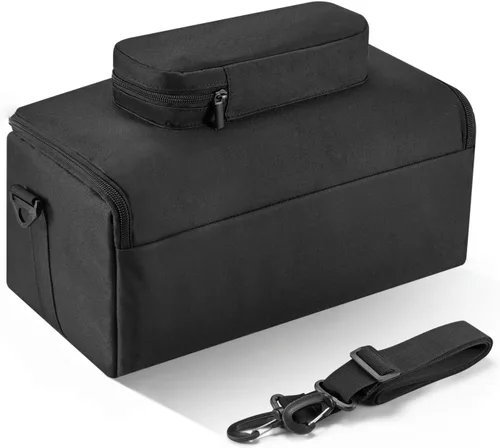 Vista 7 de Estuche de transporte para altavoz Bluetooth JBLs Xtreme 5 y accesorios, bolsa de almacenamiento para micrófono, con correa para el hombro