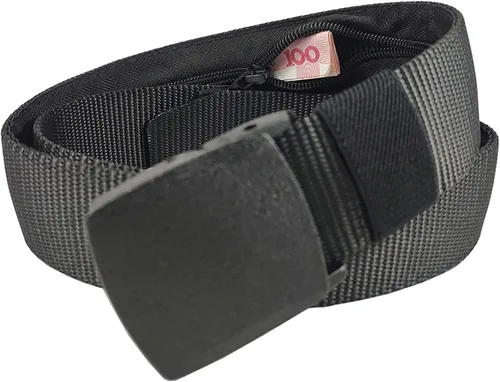 Vista 14 de AIBEARTY Cinturón de lona con hebilla ajustable, cintura larga para mujeres, hombres, adolescentes