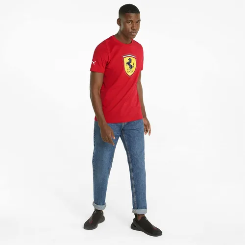 Vista 5 de PUMA Camiseta Ferrari Race de color Big Shield para hombre