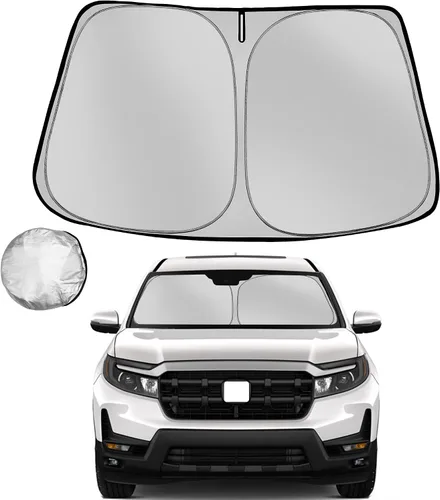 Vista 14 de [Usado] Parasol para parabrisas Che-vrolet/Chevy Silverado 1999-2006 plegable para ventana delantera de automóvil, bloquea los rayos UV y el calor