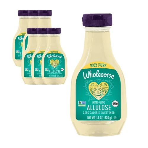 Vista 6 de Endulzantes Wholesome 11.5 onzas de allulosa, endulzante cero calorías, apto para Keto, sin OMG, sin eritritol, endulzante líquido sin gluten