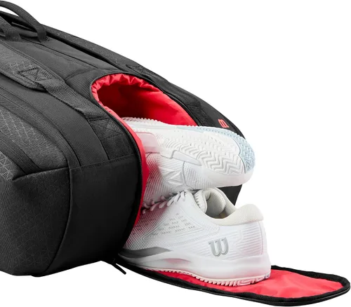 Vista 5 de Wilson CLASH V3 15PK Tennis Racquet Bag, Black