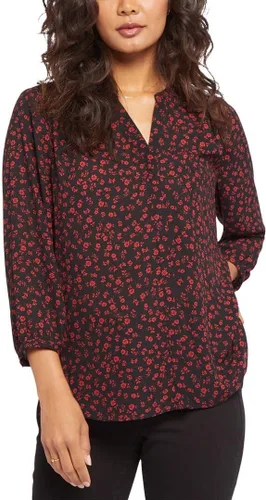 Vista 47 de Blusa petite para mujer con manga 3/4 de la marca NYDJ Alicia Glen
