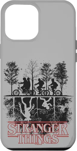 Vista 26 de Stranger Things Upside Down Hawkins Ride - Carcasa con logotipo para iPhone 17