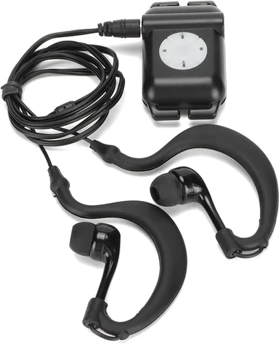 Vista 6 de Reproductor de MP3, reproductor de música de auriculares de 4 GB con radio FM, USB, carga rápida para natación, deportes acuáticos