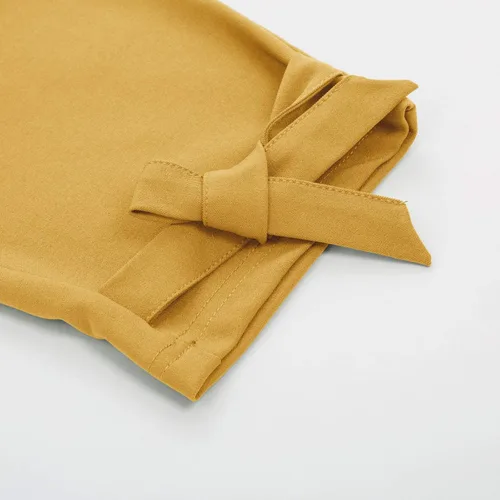 Vista 5 de GRACE KARIN - Pantalón deportivo tipo lápiz para mujer, diseño informal de tiro alto para trabajo, con lazo y bolsillos