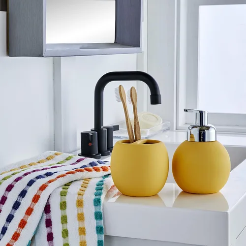 Vista 7 de SKL Home by Saturday Knight Ltd. Good Vibes Loción/Dispensador de jabón, Curry