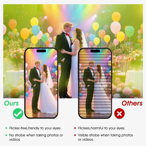 Vista 2 de Luz de Inundación LED al Aire Libre, Luz de Inundación RGB de 50W Cambio de Color, Luces de Paisaje al Aire Libre Impermeables IP66 para Escenario