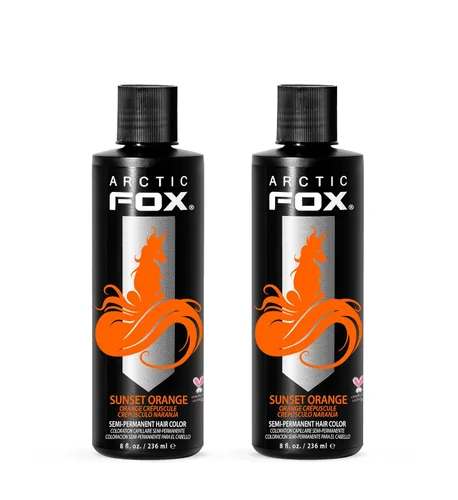 Vista 107 de Arctic Fox Tinte semipermanente para el cabello Apricot Anarchy, vegano, sin crueldad, sin amoníaco, 5.6 onzas líquidas