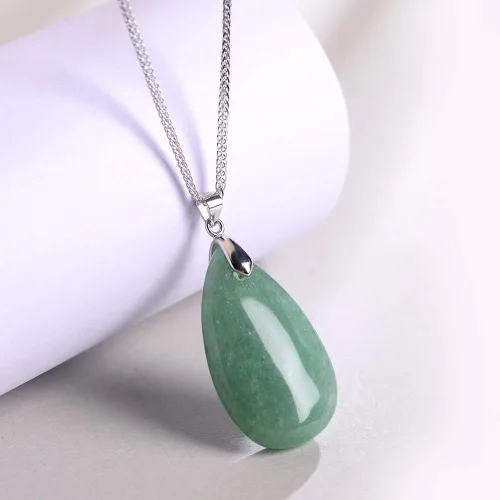 Vista 5 de iSTONE - Collar de plata de ley 925 con dije de lapislázuli para mujer, piedra preciosa natal con cadena de plata de 18 pulgadas