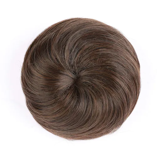 Vista 19 de Onedor Extensión de Cabello Fibra Sintética Chignon Donut Moño Peluca (10)