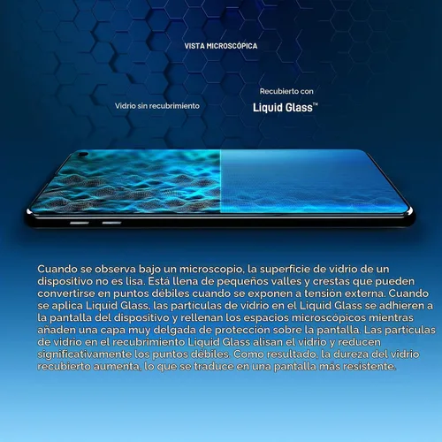 Vista 3 de LIQUID GLASS Protector de pantalla con cobertura de $500 Nano protección resistente a arañazos e inastillables para todos los teléfonos, tabletas
