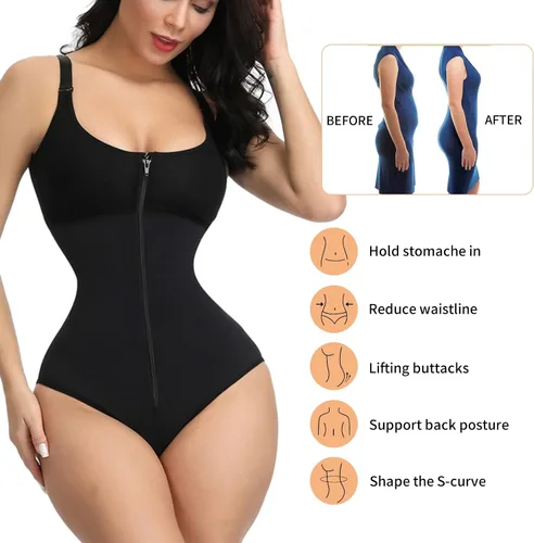 Vista 5 de BUXOMFEM Fajas Colombianas Bbl - Ropa de compresión postoperatoria para después de liposucción con control de abdomen