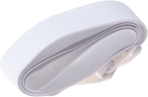 Vista 2 de Sandhill Tools Cinturón de estoma de ostomía ligero blanco ajustable, impermeable, reutilizable, correa de cintura y hebilla para apoyar bolsas