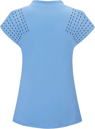Vista 2 de Camisetas sin mangas de entrenamiento para mujer, camisetas sin mangas con espalda cruzada para yoga