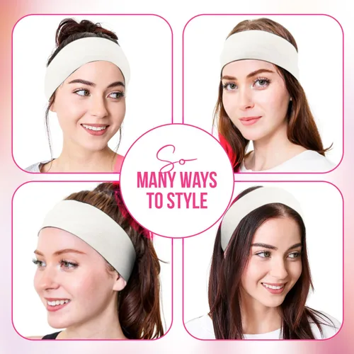 Vista 3 de Styla Hair - 10 diademas de yoga (algodón elástico, multifunción)