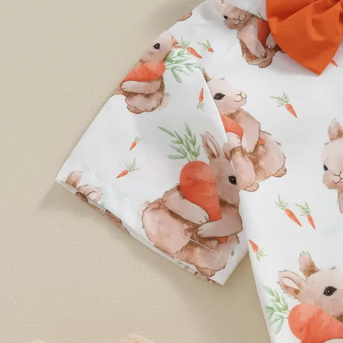 Vista 4 de Lnzyyephy Conjunto de ropa de verano para bebé niño, camisa de manga corta con botones + pantalones cortos sólidos