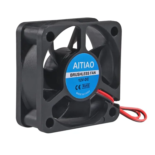 Vista 5 de Ventilador de refrigeración sin escobillas 5020, ventilador de carcasa de computadora, DC 12 V, 1.969 in, 1.969 in, 0.787 in, ventilador silencioso