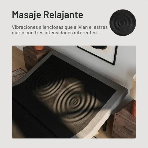 Vista 4 de Nectar Premier - Base ajustable, individual XL, cabeza y pie, masaje