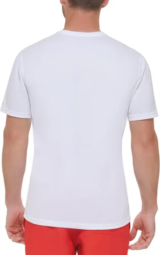 Vista 3 de Calvin Klein Manga corta ligera de secado rápido para hombre, protección UPF 40+