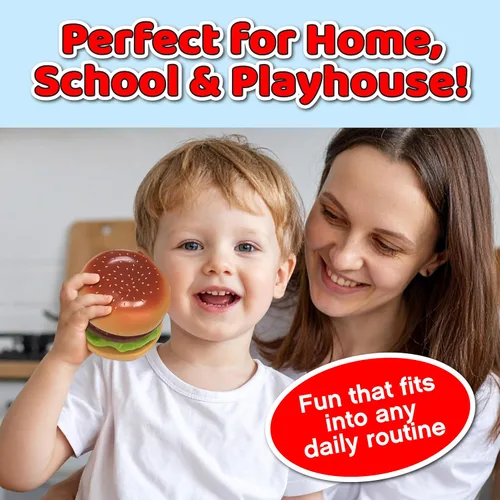 Vista 7 de Small World Toys Living - Build-A-Burger - Juego de 8 piezas