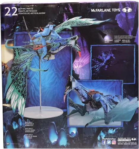 Vista 4 de McFarlane - Avatar MEGA Banshee - A1 Banshee de Jake Sully (Bob), Multicolor