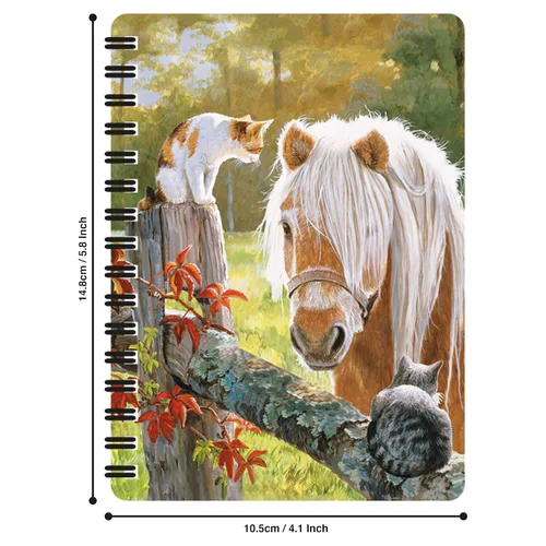 Vista 36 de 3D LiveLife Jotter - Our Solar System from Deluxebase. Lenticular 3D Space 6x4 Spiral Notebook with plain recycled paper pages. Artwork licensed