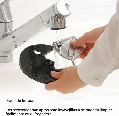 Vista 6 de Panasonic Procesador de alimentos, picadoras eléctricas de verduras para preparación rápida de alimentos, 5 accesorios para triturar, batir, picar