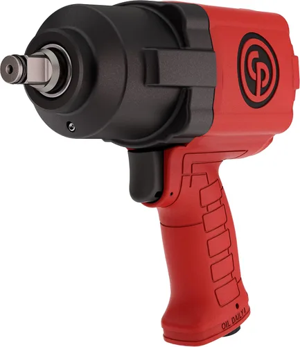 Vista 8 de Chicago Pneumatic CP7741-2 Llave de impacto neumática (1/2 pulgada), yunque de extensión de 2 pulgadas, herramienta de reparación y montaje