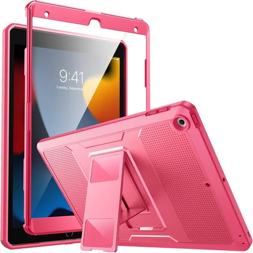 Vista 16 de MoKo Funda para iPad de 10.2 Pulgadas iPad 9ª Generación 2021/ iPad 8ª Generación 2020/ iPad 7ª Generación 2019, [Servicio Pesado] A Prueba