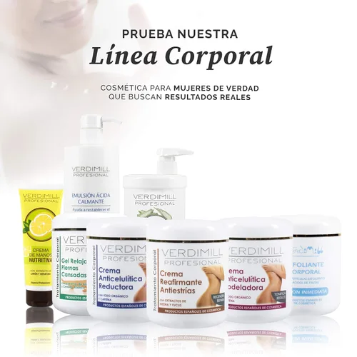 Vista 10 de Verdimill Crema Profesional Anticelulítica Reductora 500 Ml